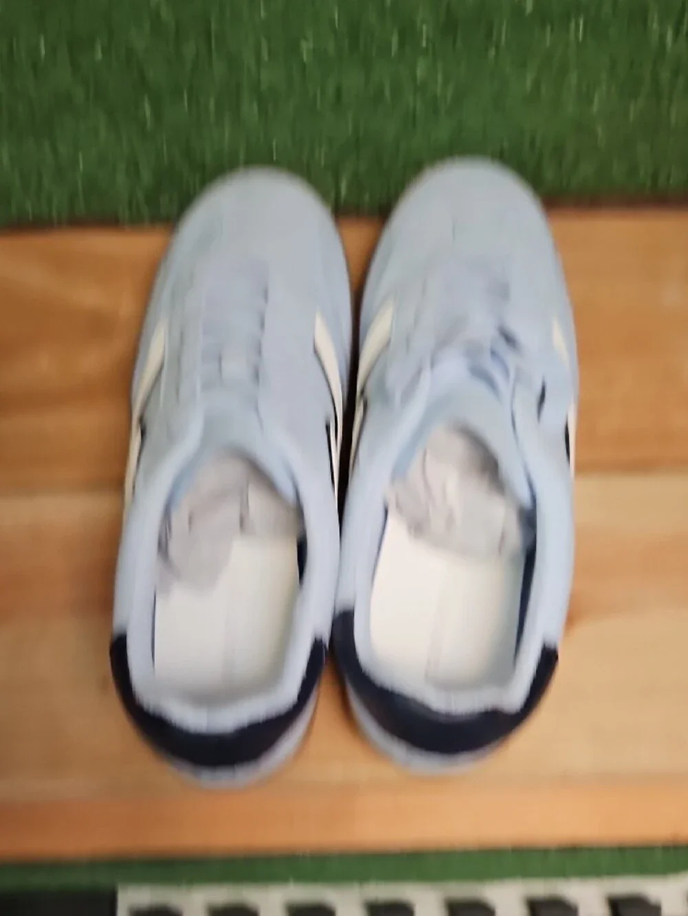 Madden Girl Light Blue Sneakers with White Accent